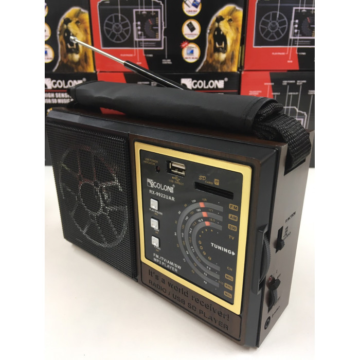 Радіоприймач GOLON RX-9922 USB+SD (24 шт)