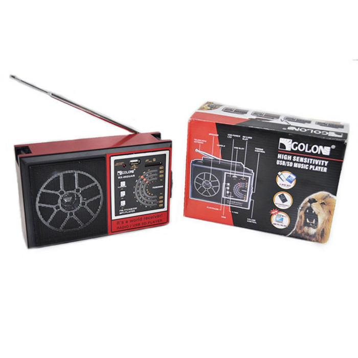 Радіоприймачі-GOLON-RX 006/ 0816 USB+SD (16 шт./яский)