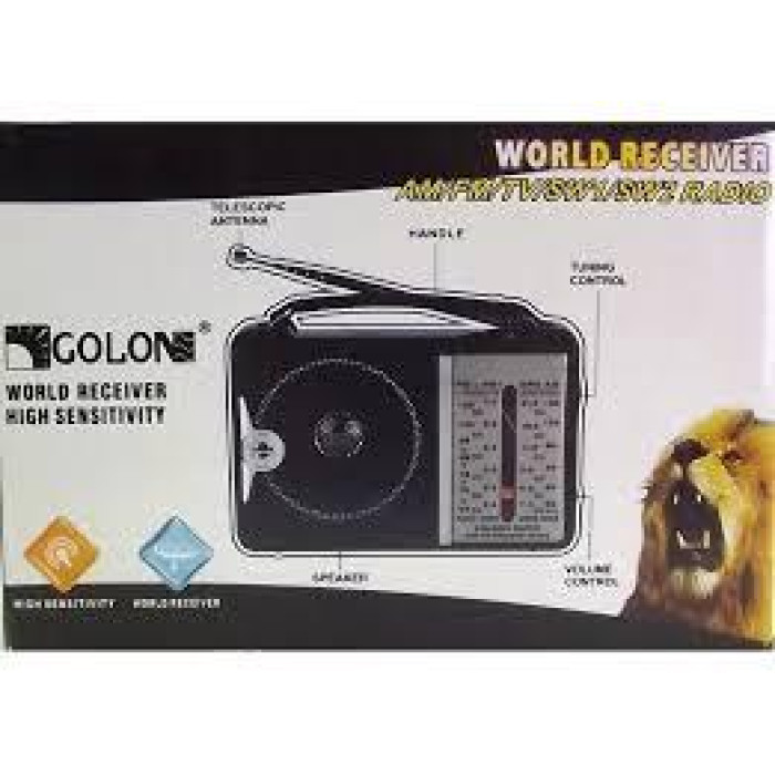 Радіоприймачі-GOLON RX-606 (40 шт./яскравий)