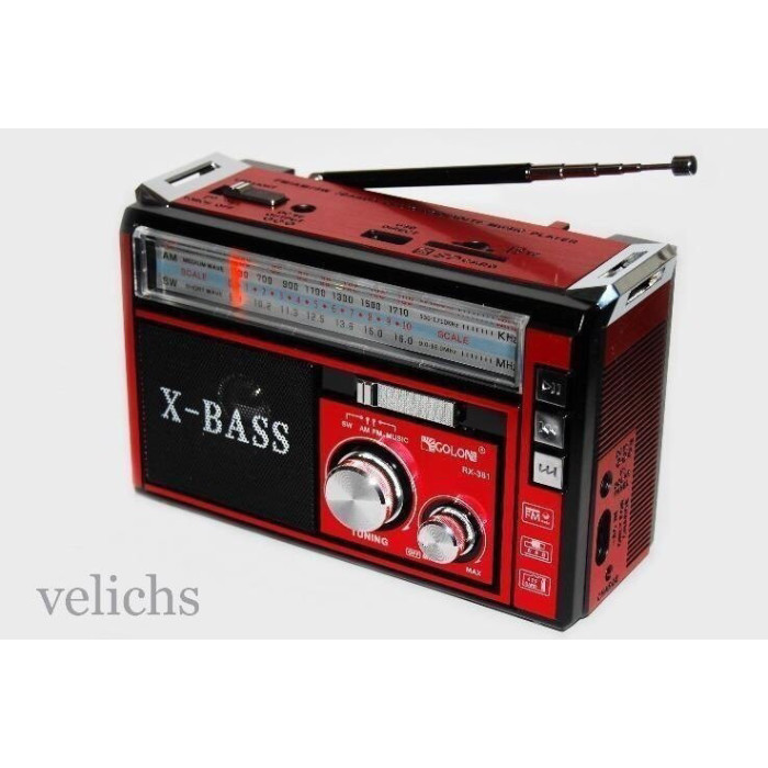 Радіоприймачі-GOLON-RX-381 USB+SD (36 шт./ярд.)