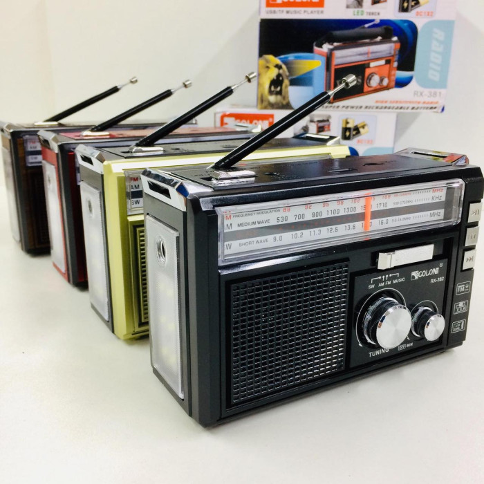 Радіоприймачі-GOLON-RX-381 USB+SD (36 шт./ярд.)