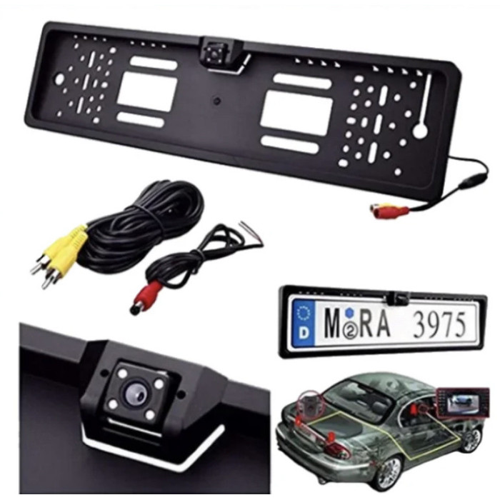 Рамка номерного знака з камерою JX-9488A/ 5032 (20 шт./ясть)