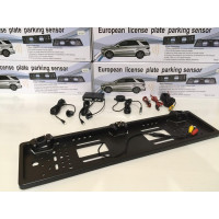 Рамка для автономера з камерою та парктроніком ART-5429 Car Cam+Parking Sensor (20 шт./ясть)