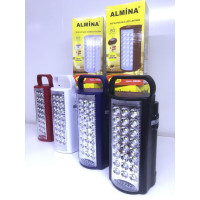 Переносний ліхтар із повербанком на 24 Led, Almina 2606L (12 шт.)