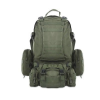 Рюкзак тактичний із підсумками 55 л, (53х35х22 см), b08, олива ART 8144 (40 шт./ясть)