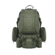 Рюкзак тактичний із підсумками 55 л, (53х35х22 см), b08, олива ART 8144 (40 шт./ясть)