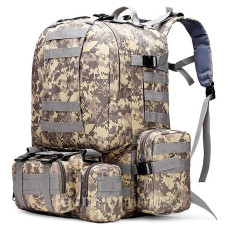 Рюкзак Тактичний із підсумками B08/ 8143 Pixel 55L (40)