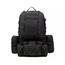 Рюкзак тактичний із підсумками Eagle B08 55 літр Black ART 8142 (40 шт./ясть)