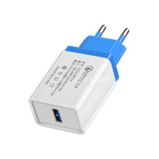 Адаптер Fast Charge QC3.0 USB AR 60/ 4311 WHITE (300)