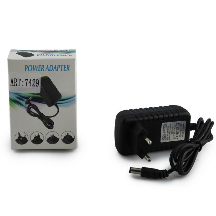 Адаптер UKC ART 7429/ 12V/ 1A/ 5.5mm/ 2.5mm (200)