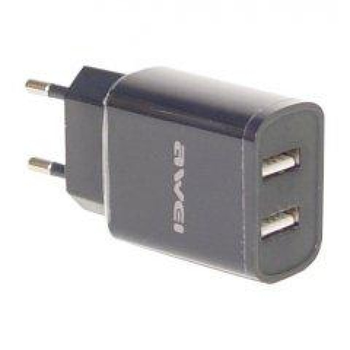 Адаптер 2 usb AWEI С3 ART 8745 (120 шт./ясть)