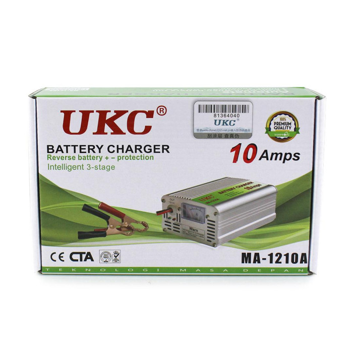 Мережевий зарядний пристрій для 12v-акумулятор MA-1210A/8334/CRE 10A/220V/12V/10A (20 шт./яский)