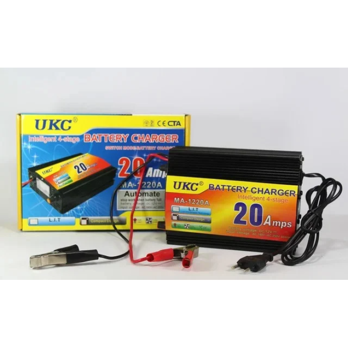 Мережевий зарядний пристрій для 12v-акумулятор MA-1220A/1889/220V/12V/20A (20 шт./ясть)