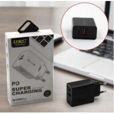 Адаптер Fast Charge 220v 18w PD 889/ 6924 USB+type C (250шт)