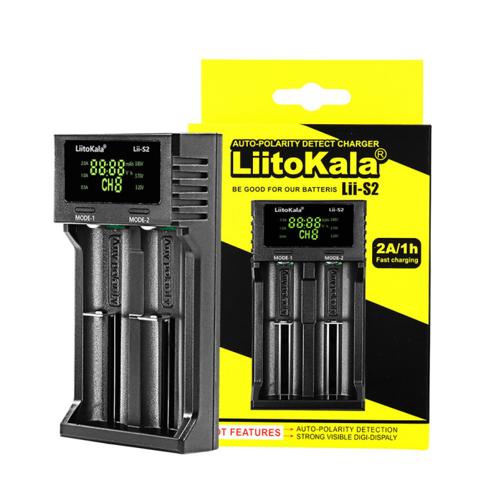 Універсальний зарядний пристрій LiitoKala Lii S2 Li-ion, LiFePO4 ART8902 (98)