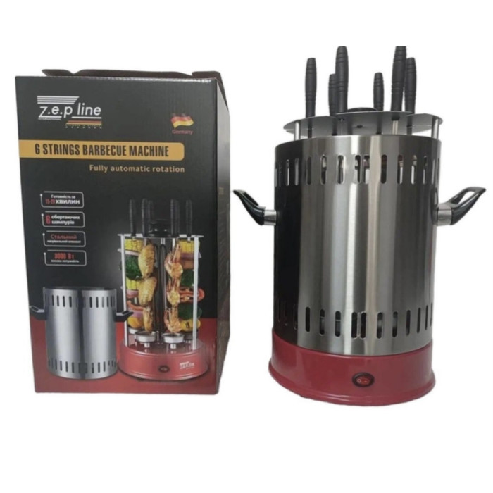 Шашлычница на 6 шампуров ZP-065 (6)
