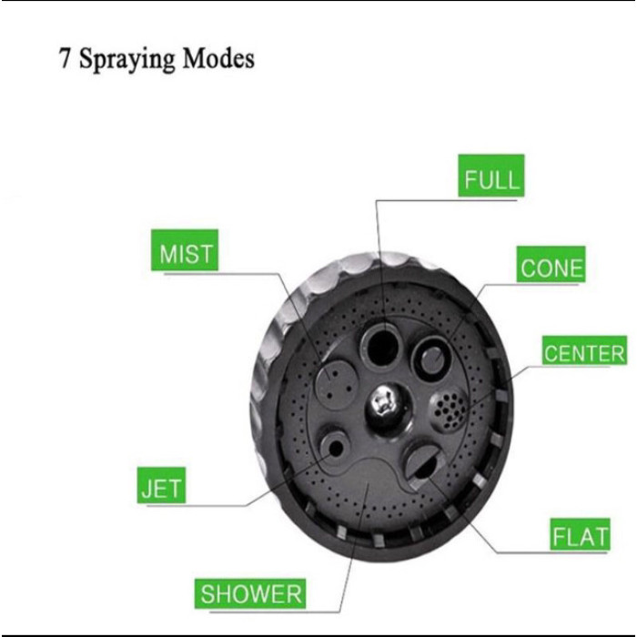 Шланг поливальний розтягувальний X HOSE 30m 100FT Steel (30 шт./ясть)