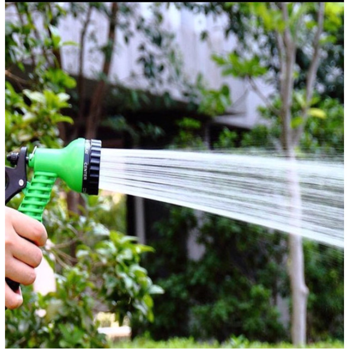 Шланг поливальний розтягувальний X HOSE 30m 100FT Steel (30 шт./ясть)