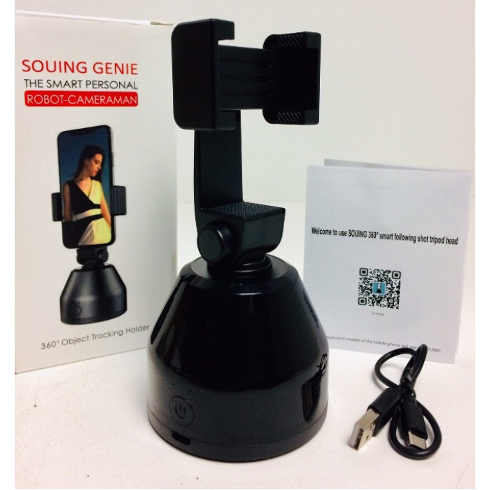 Розумний Настільний Штатив З Датчиком Руху HOLDER ROBOT CAMERAMAN 360 ART-7323 (60 шт./ясть)