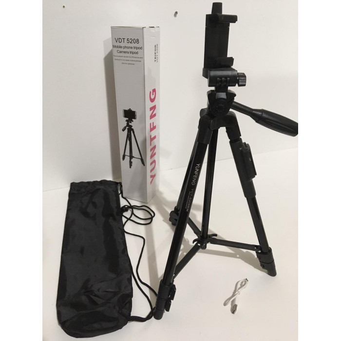 Професійний штатив для телефона Yunteng VCT 5208/6725 /Оригінал (20 шт)
