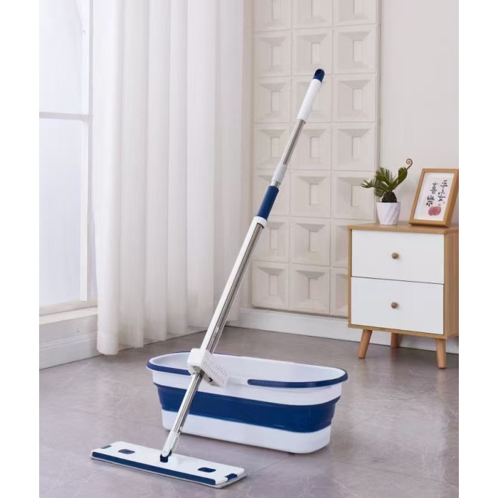 Швабра з віджимом і складним ведром Hands Free Mop (20)