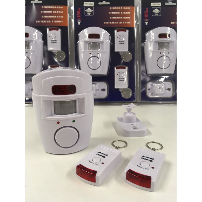 Автономна сенсорна сигналізація ART-105/ 0944 з датчиком руху +2 брелока