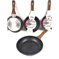 Сковорідка 22 см гранітне покр. із сірим BENSON BN-533 (12 шт.)