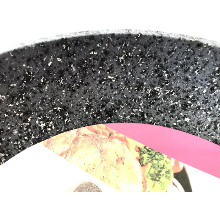 Сковорідка 24 см гранітне покр. із сірим BENSON BN-534 (12 шт.)