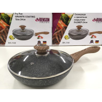 Сковорідка з кричкою 24 см гранітне покр. із сірим BENSON BN-542 (8 шт.)