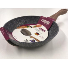 Сковорідка 22 см гранітне покр. з червоним BENSON BN-529 (12 шт.)