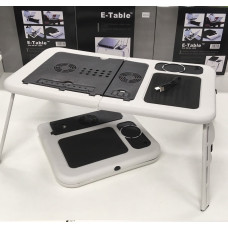 Портативний столик для ноутбука з охолодженням 2 USB кулерами E-Table LD-09 (10)