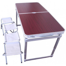 Стіл складаний посилений туристичний для пікніка + 4 стільці Grand Picnic GP 4262 (1 шт./ясть)