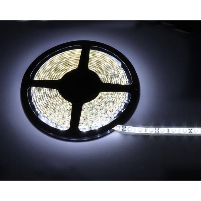 Світлодіодна стрічка біла 5m 300 LED 12V-4040-8MM-60D (1000 шт/ясть)