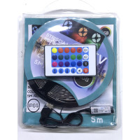 Світлодіодні стрічки з блютузом RGB, USB 5 м, 5,5 V, 5050 + мікрофон, музичний (100 шт./ясть)