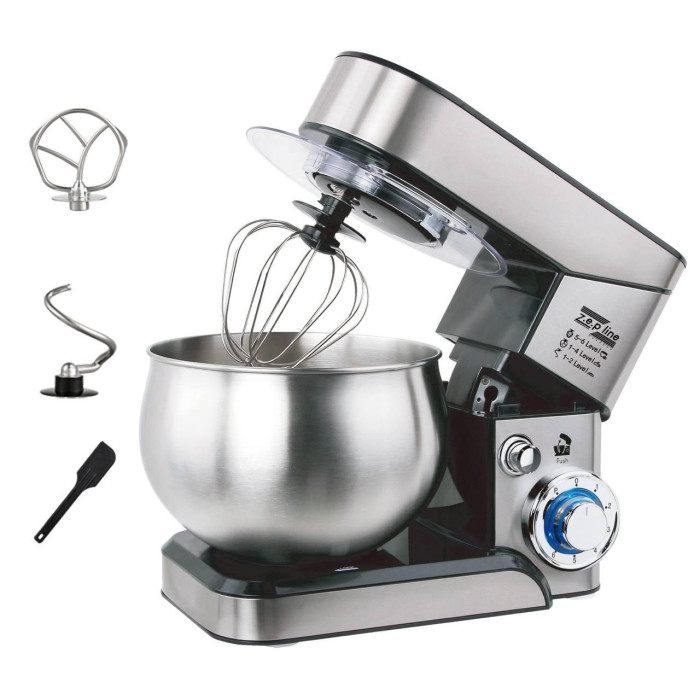 Кухонний тістоміс міксер 3в1 3500 Вт на 6 літрів ZP-105 (2)