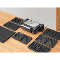 Вафельниця бутербродниця сендвічниця гриль електрична 4в1 DSP KC-1171