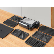 Вафельниця бутербродниця сендвічниця гриль електрична 4в1 DSP KC-1171