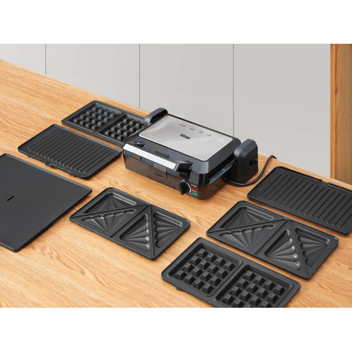 Вафельниця бутербродниця сендвічниця гриль електрична 4в1 DSP KC-1171