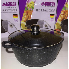 Каструля з кришкою мармур 6.2 л BN-309 (4 шт./яск.)