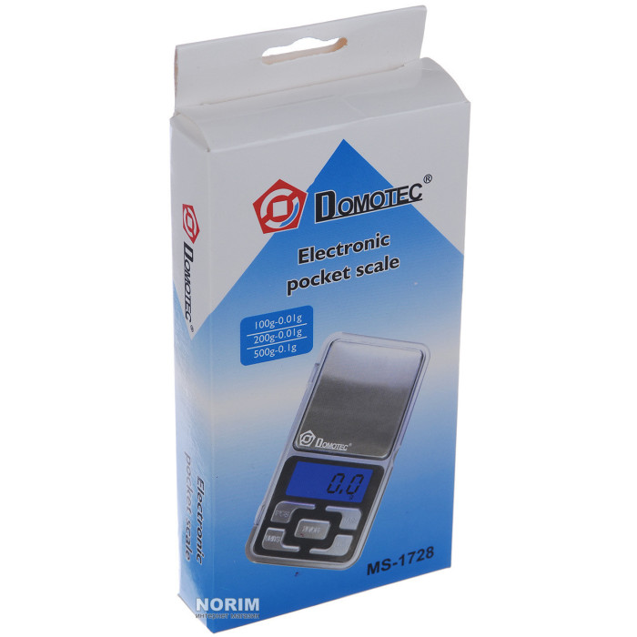 Ваги ювелірні DOMOTEC ART-1724B VS-200M (200гр/001) (100 шт)