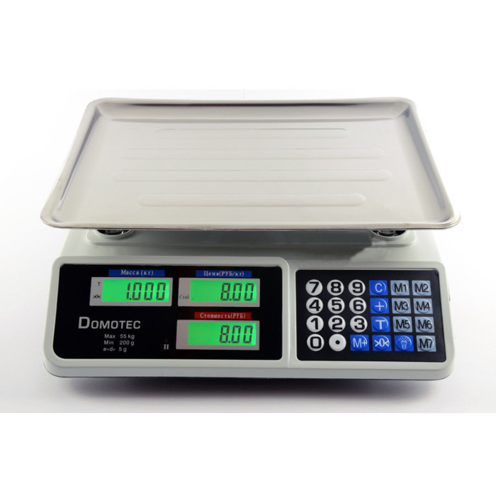 Ваги Торгові DOMOTEC DT-809/ 4V/ 55KG//5G (5 шт/ящ)