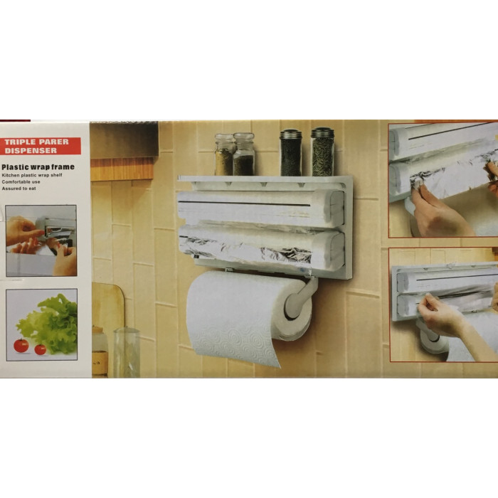 Кухонний диспенсер Kitchen Roll Triple Paper Dispenser ART-6888/ 5821 (24 шт)