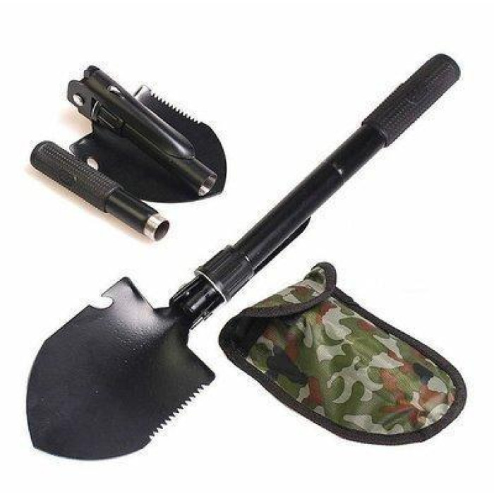 Туристична універсальна похідна лопата складана 5 в 1 EL 2130/ART 888
