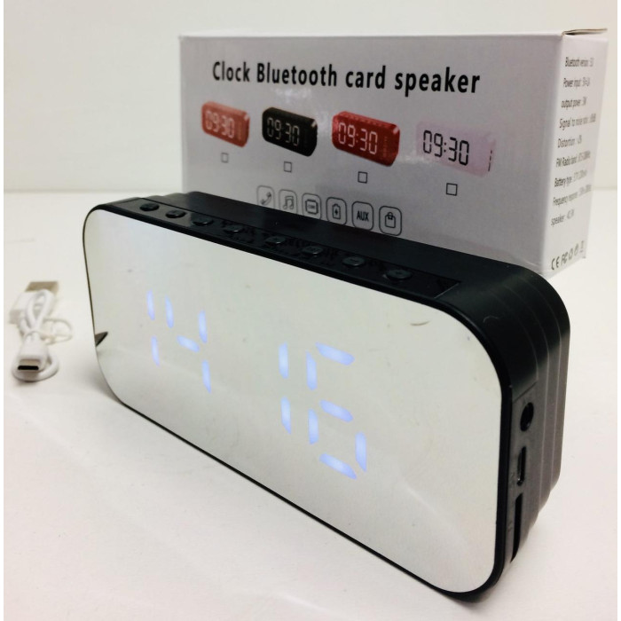 Радіоприймач MP3 плеєр з годинником, таймером і будильником акумуляторний ART 0930 (100 шт)