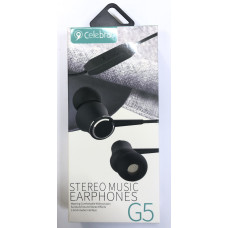 Навушники вакуумні з мікрофоном Celebrat G5-001 (200 шт./ясть)