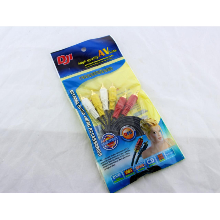 Кабель тюльпан 3AVх3AV, 1.5M ART 4230 (500 шт./ящ)