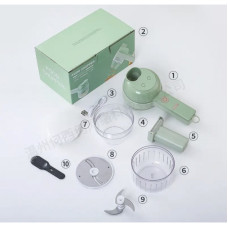 Ручний Електричний різак для овочів 4 в 1 FOOD CHOPPER Catling (50 шт./ясть)