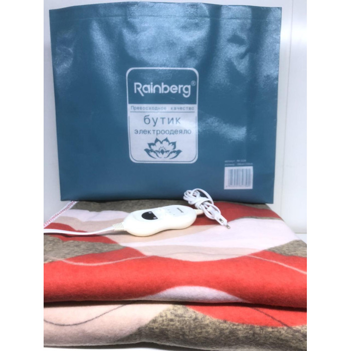 Електропростирадло із сумкою, електрична ковдра Rainberg RB 2224 150 * 180 (14 шт.)