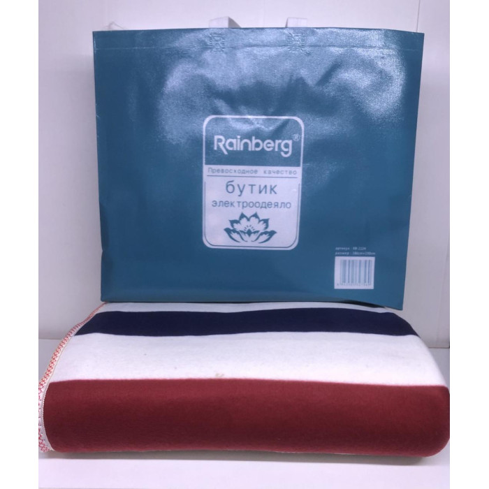 Електропростирадло із сумкою, електрична ковдра Rainberg RB 2224 150 * 180 (14 шт.)