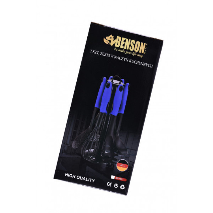 Набір нейлонових кухарів із 7 предметів (синій) BN-469 (6 шт./ящ)